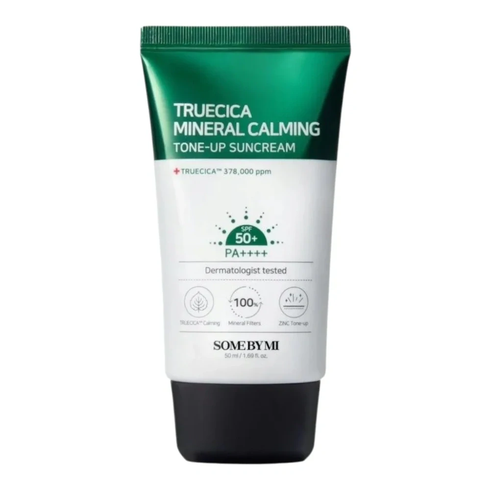 Some By Mi Truecica Mineral Calming Tone-Up Suncream SPF 50+ PA++++ 50 ml - Minerální ochranný opalovací krém