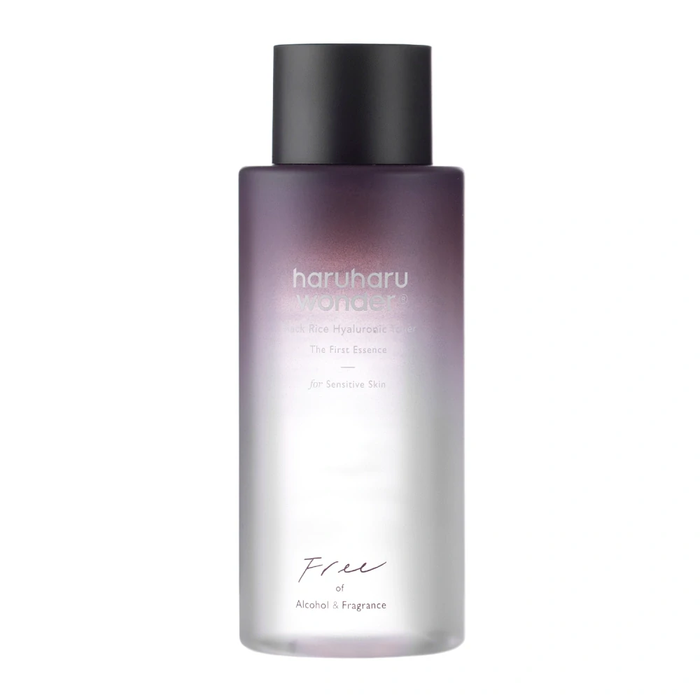 Haruharu Wonder Black Rice Hyaluronic Toner Fragrance Free 150 ml - Hydratační tonikum s výtažky z černé rýže bez vůně a alkoholu