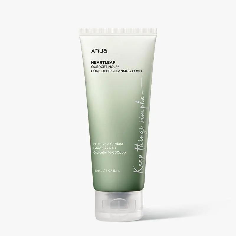 Anua Heartleaf Quercetinol Pore Deep Cleansing Foam 150 ml - Čistící pěna na ucpané póry