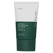 Anua Heartleaf Silky Moisture Sun Cream 50 ml - Opalovací krém s hedvábnou texturou