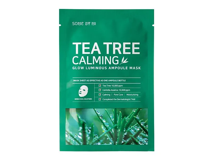 Some By Mi Tea Tree Calming Glow Luminous Ampule Mask 25 ml - Zklidňující maska s extraktem Tea Tree