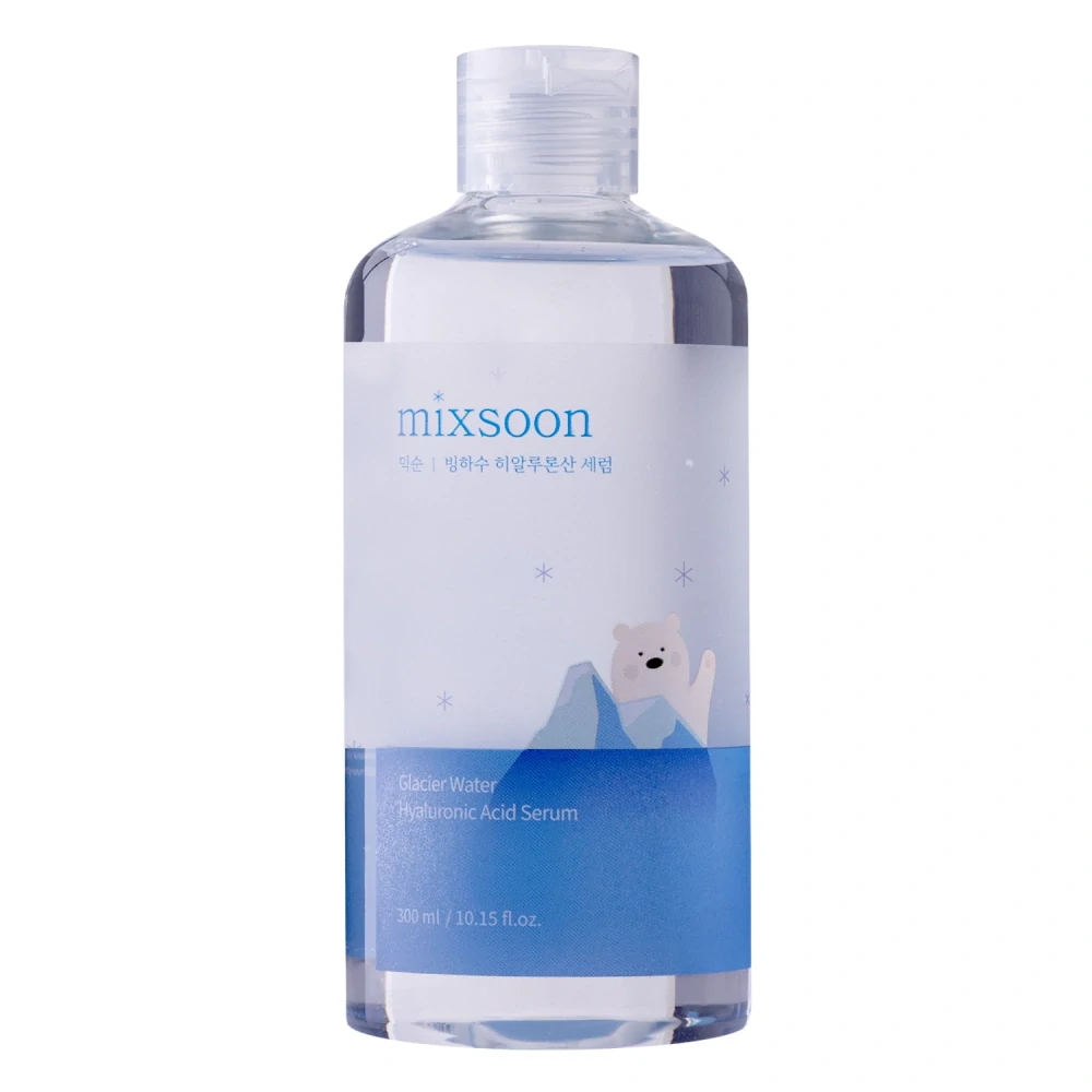 Mixsoon Glacier Water Hyaluronic Acid Serum 300 ml - Osvěžující hydratační sérum s ledovcovou vodou a kyselinou hyaluronovou