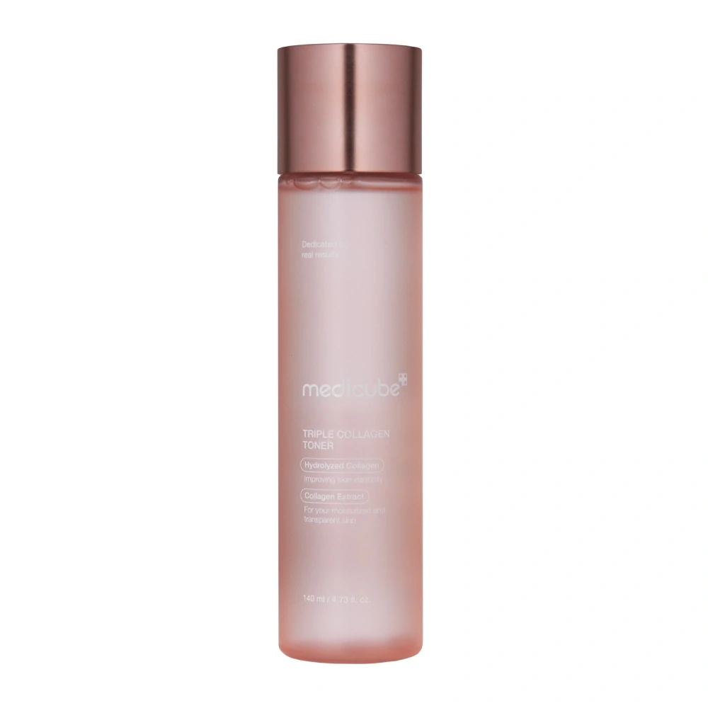 Medicube Triple Collagen Toner 140 ml - Toner s trojitým kolagenem pro hloubkovou hydrataci a zlepšení elasticity pokožky