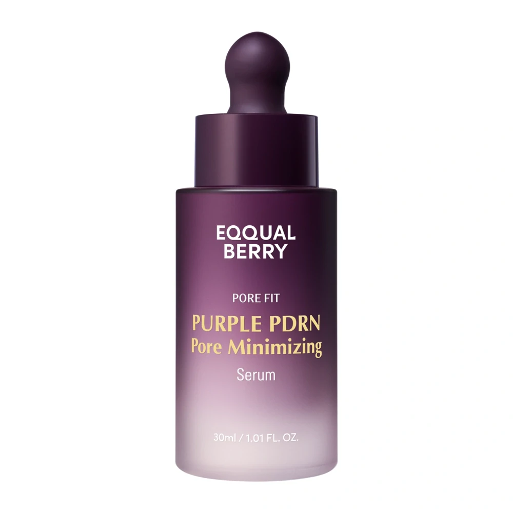 EQQUALBERRY Purple PDRN Pore Minimizing Serum 30 ml - Pleťové sérum pro minimalizaci pórů