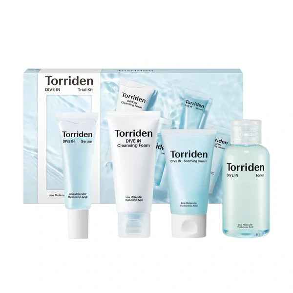 Torriden Dive-in Trial Kit - Sada miniatur hydratačních produktů
