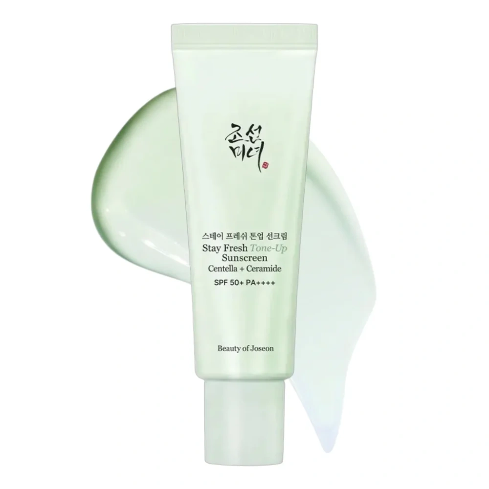 Beauty Of Joseon Stay Fresh Tone-Up Sunscreen Green SPF50+ PA++++ 50 ml – Zelený tone-up SPF pro sjednocení a zklidněný vzhled pleti