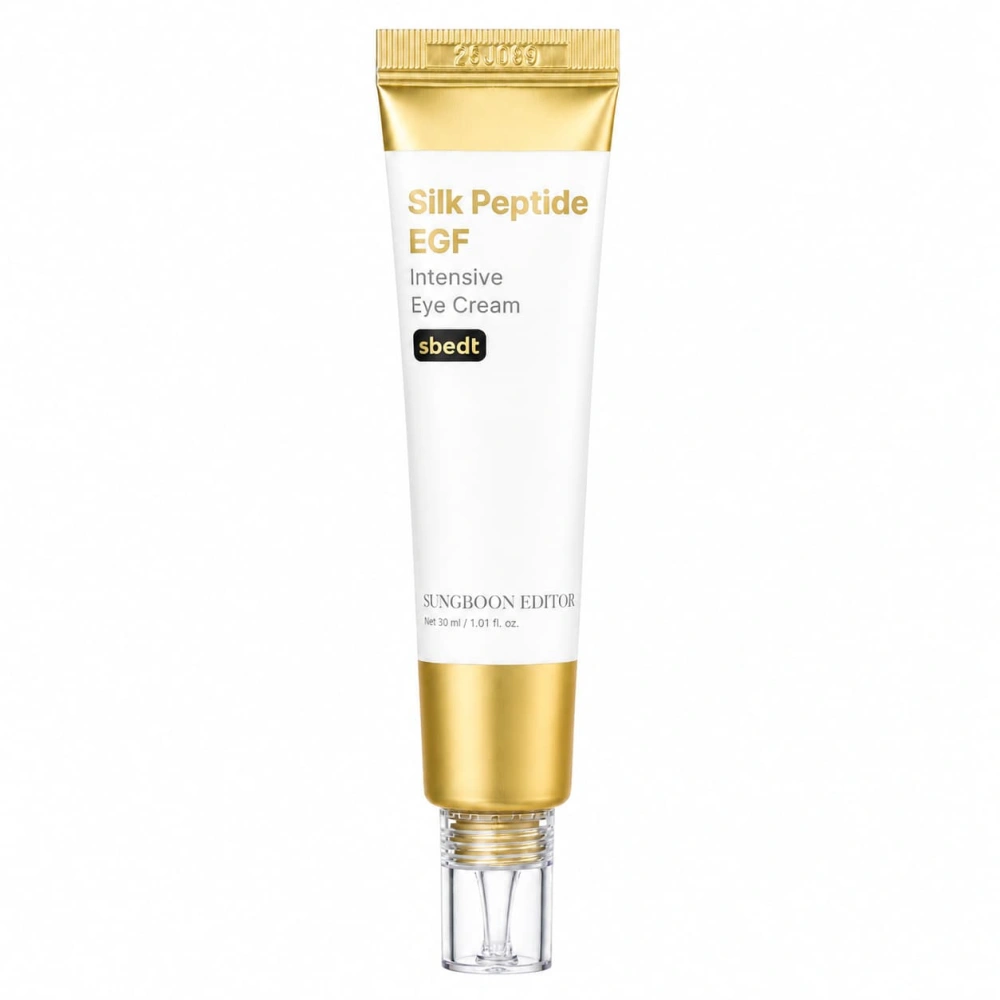 Sungboon Editor Silk Peptide EGF Intensive Eye Cream 30 ml – Intenzivní oční krém s hedvábím, peptidy a EGF