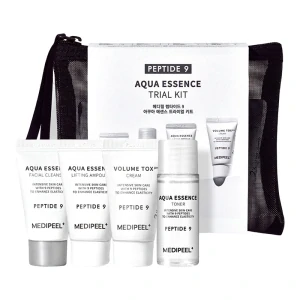 MEDI-PEEL Peptide 9 Aqua Essence Trial Kit - Sada Miniatur Na Obličej S Peptidovým Komplexem