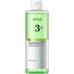Anua Azelaic Acid 3 Cica Skin Clarifying Toner250 ml – Zklidňující toner s kyselinou azelaovou a centellou