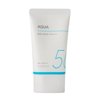 MISSHA  All-Around Safe Block Aqua Sun SPF50+ PA++++  50 ml - Opalovací gelový krém pro každodenní použití