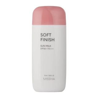 MISSHA All Around Safe Block Soft Finish Sun Milk SPF50+/ PA+++ - Opalovací krém s hedvábnou texturou 70 ml