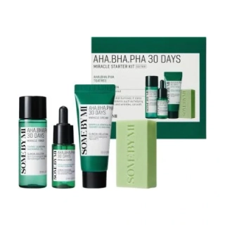 Some By Mi  AHA-BHA-PHA 30 Days Miracle Starter Kit - 4 dílná sada pro problematickou pleť