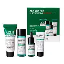 Some By Mi  AHA-BHA-PHA 30 Days Miracle AC SOS Kit - 4 dílná 30denní zázračná sada proti akné SOS