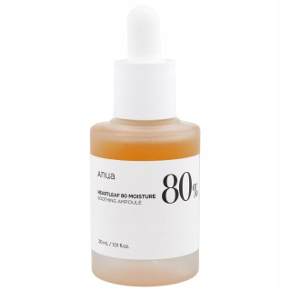 Anua Heartleaf 80% soothing  Ampoule 30 ml -  Zklidňující ampule s 80% extraktem z toulně srdčité