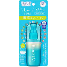 Biore UV Aqua Rich Aqua Protect Mist SPF50 PA++++ 60 ml - Hydratační vodní mlha se silnou UV ochranou