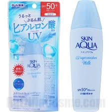Skin Aqua UV Super Moisture Milk SPF 50+ PA++++ 40ml - Opalovací mléko s vysokou ochranou