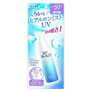 Skin Aqua Super Moisture UV Mist SPF50+ PA+++t 60 ml - Voděodolná opalovací mlha na pleť i vlasy