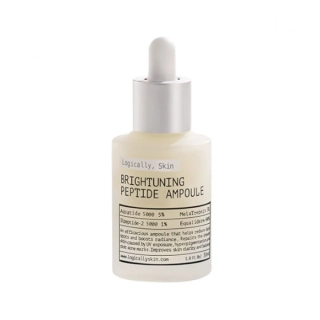 Logically, Skin Brightuning Peptide Ampule 30 ml - Rozjasňující pleťová ampule s peptidy