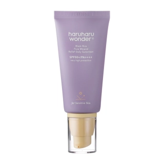 Haruharu Wonder Black Rice Pure Mineral Relief Daily Sunscreen SPF50+/PA++++50 ml - Hydratační krém na obličej s fyzikálními filtry