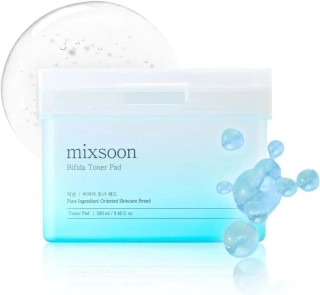 Mixsoon Bifida Toner Pad 120 ks/280 ml - Intenzivně hydratační tonizační polštářky