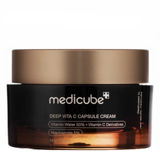 Medicube Deep Vita C Capsule Cream 55 g- Inovativní krém s vitamínem C pro rozjasnění a vyrovnání tónu pleti