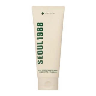 K-SECRET - SOUL 1988 Cleansing Foam: Pine Cica 1% + Probiotics 150 ml - Čistící pěna doporučená pro mastnou a problematickou pleť