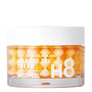 MEDI-PEEL Gold Age Tox H8 cream 50g - Kapslový krém proti stárnutí s výtažkem zlata