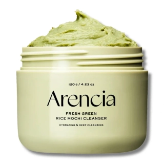 ARENCIA Fresh Green Rice Mochi Cleanser 120 g - Zklidňující čisticí gel s rýžovým práškem