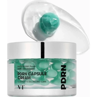 VT Cosmetics PDRN Capsule Cream 100 50 ml – Intenzivně regenerační kapslový krém s PDRN pro hladkou a pevnější pleť