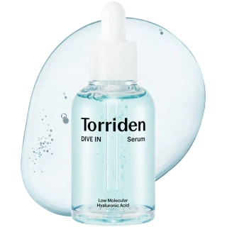 Torriden Dive In Low Molecular Hyaluronic Acid Serum 50 ml - Hydratační sérum s nízkomolekulární kyselinou hyaluronovou a ceramidy