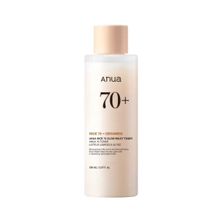 Anua Rice 70 Glow Milky Toner 150 ml - Intenzivně hydratační toner s rýžovými extrakty