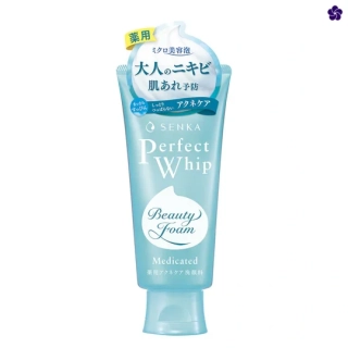 SENKA Perfect Whip Medicated 120g - Čistící pěna pro aknózní pleť